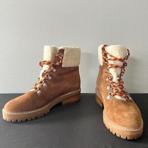 Villa Rouge Miloh Sherpa Lined Hiking Boots Size 7.5